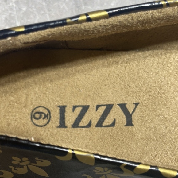 Izzy Flats Black/Gold Size 9m - Picture 8 of 9